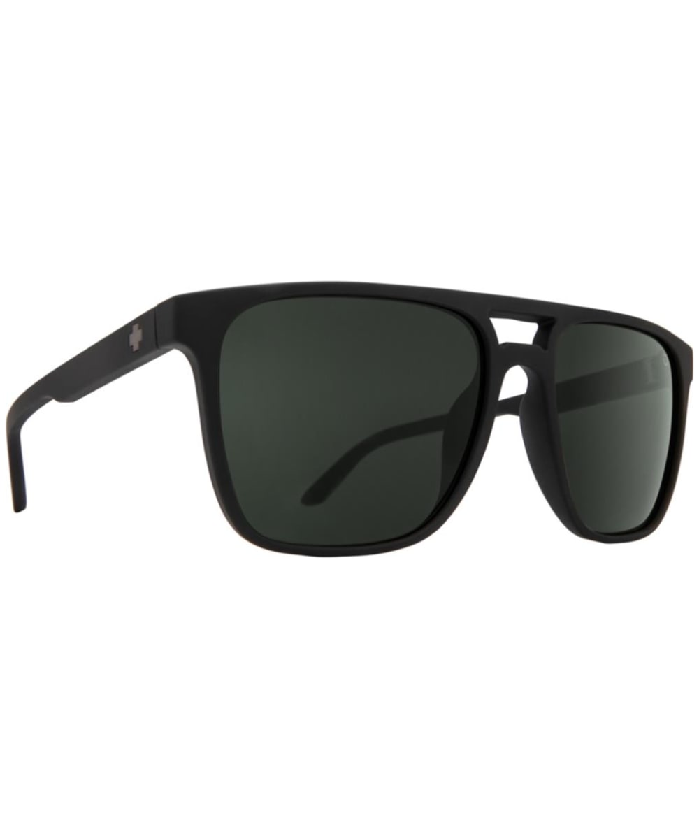 View SPY Czar Sunglasses Soft Matte Black Happy Gray Green Soft Matte Black One size information