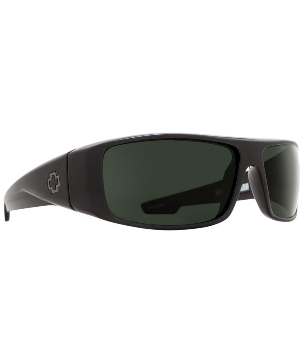 View SPY Happy lens Logan Sunglasses Happy Gray Green Polarized Lens Black One size information