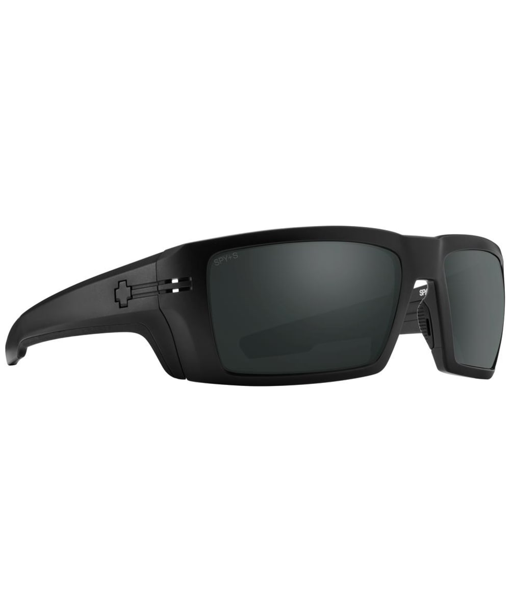 View SPY Rebar ANSI Wraparound Sports Sunglasses Happy Boost Polar Black Mirror Lens Matte Black One size information
