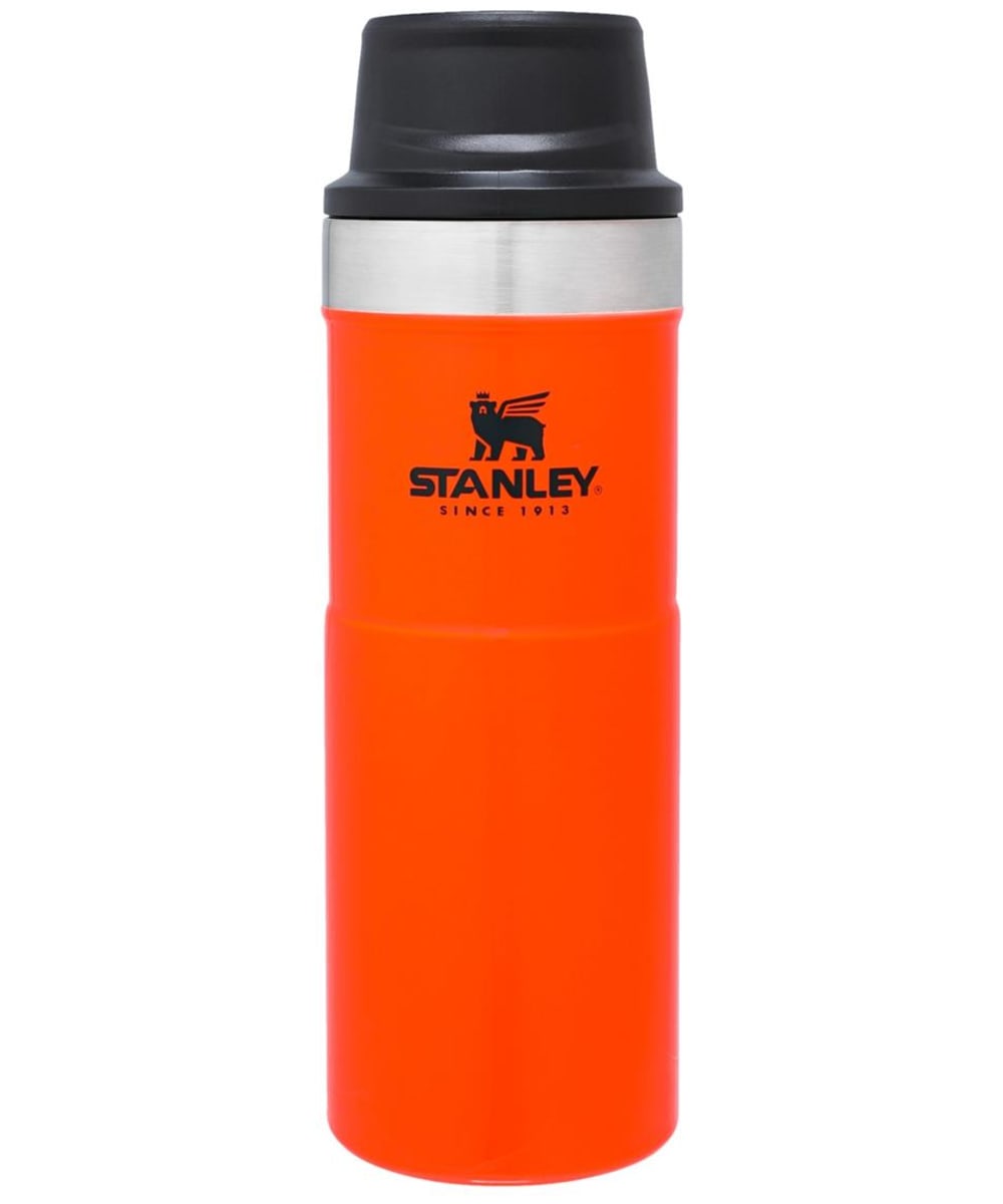 View Stanley TriggerAction Insulated Travel Mug Bottle 047L Blaze Orange 470ml information