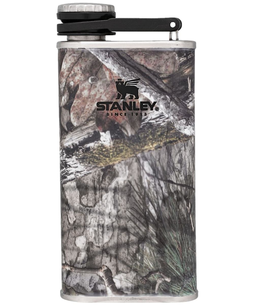 View Stanley EasyFill Wide Mouth Stainless Steel Hip Flask 023L Mossy Oak Country DNA 230ml information