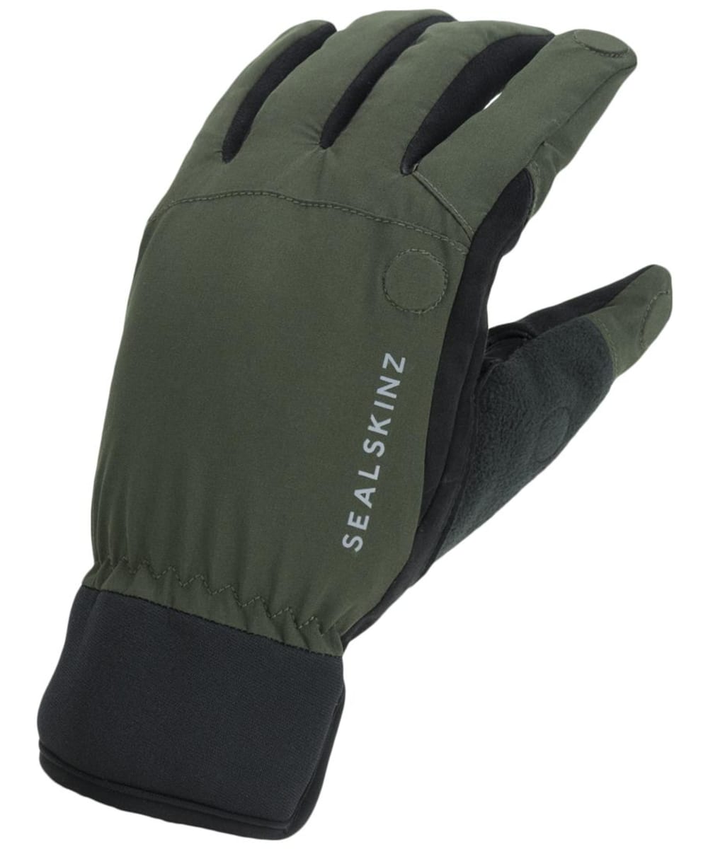 View SealSkinz Stanford Waterproof All Weather Sporting Gloves Olive Green Black 9 inches information