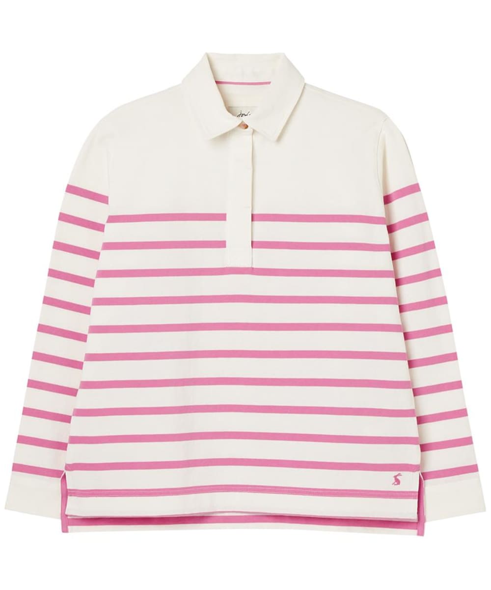 View Womens Joules Cotton Ottilie Deck Shirt Pink Stripe UK 10 information