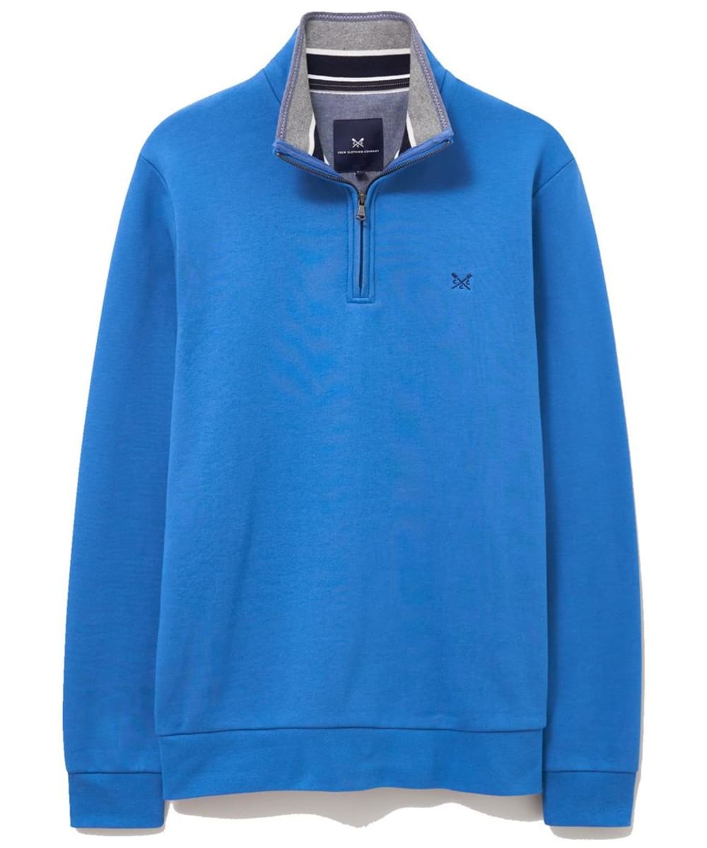 View Mens Crew Clothing Classic HalfZip Sweater Deep Water UK L information