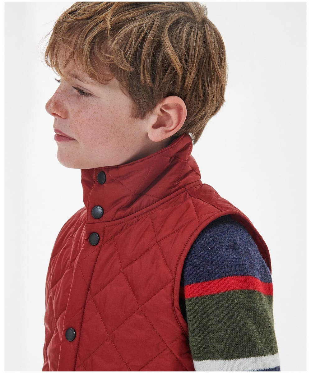 Boys red gilet sale