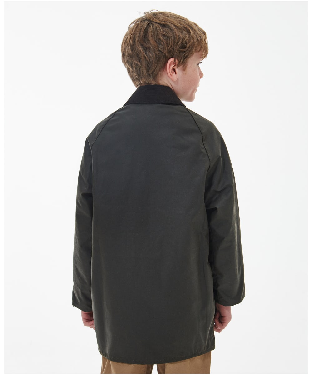 Boy s Barbour Classic Beaufort Waxed Jacket 10 15yrs