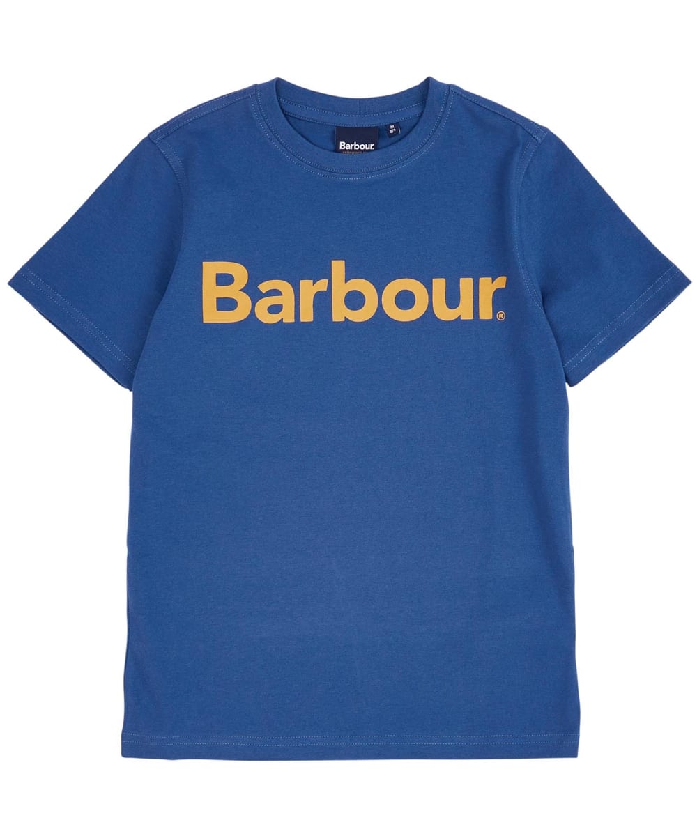 View Boys Barbour Staple TShirt 1015yrs Mid Blue 1415yrs XXL information