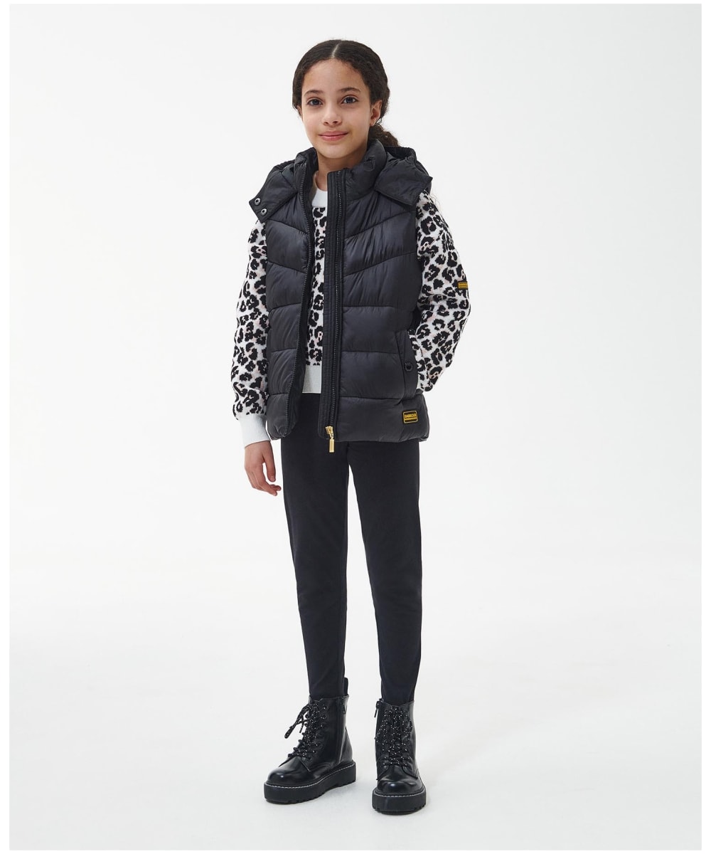 Girls barbour gilet shop