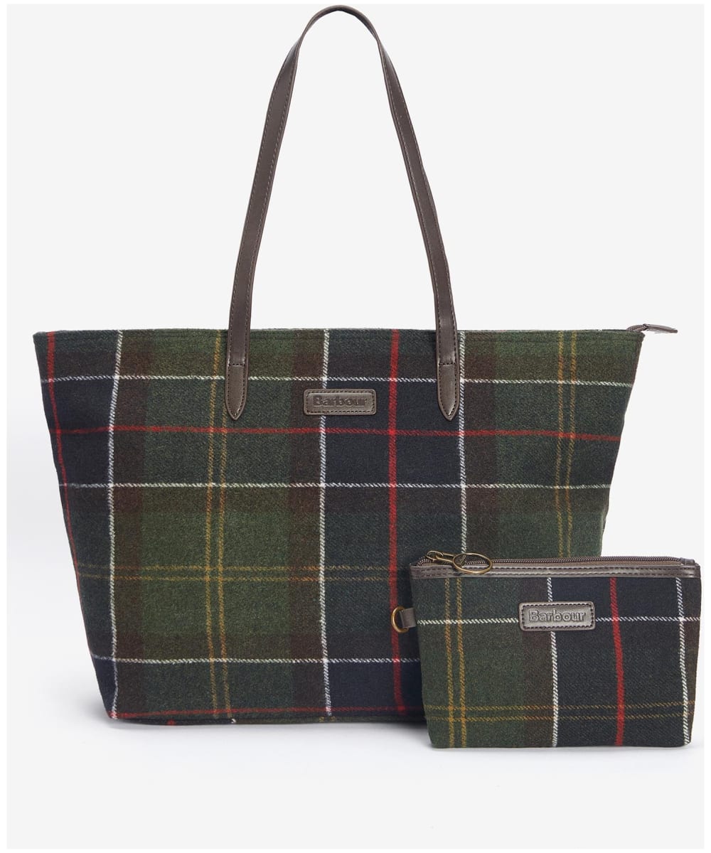 View Womens Barbour Witford Tartan Tote Bag Classic Tartan One size information