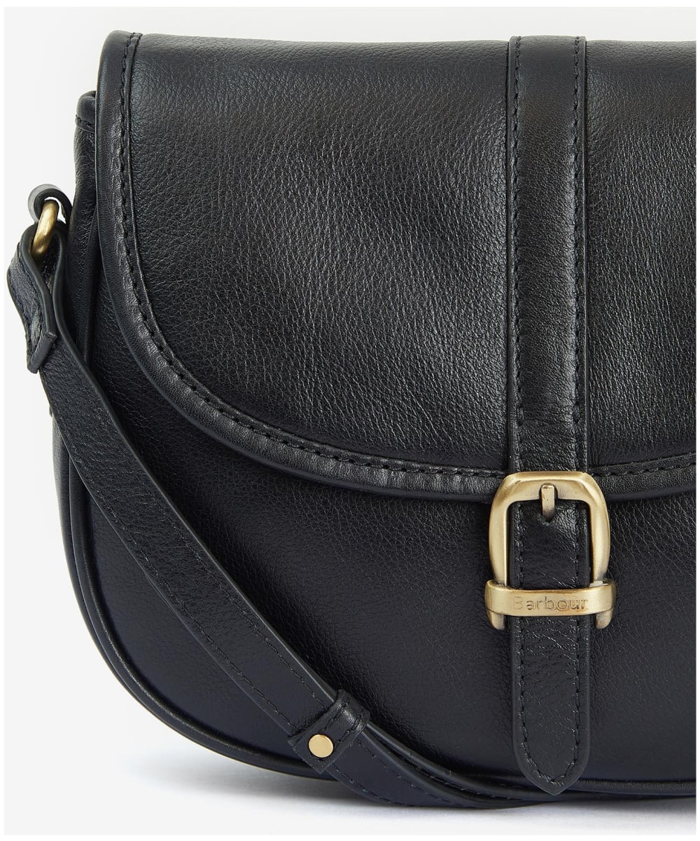 Women's Barbour Laire Medium Leather Saddle Bag