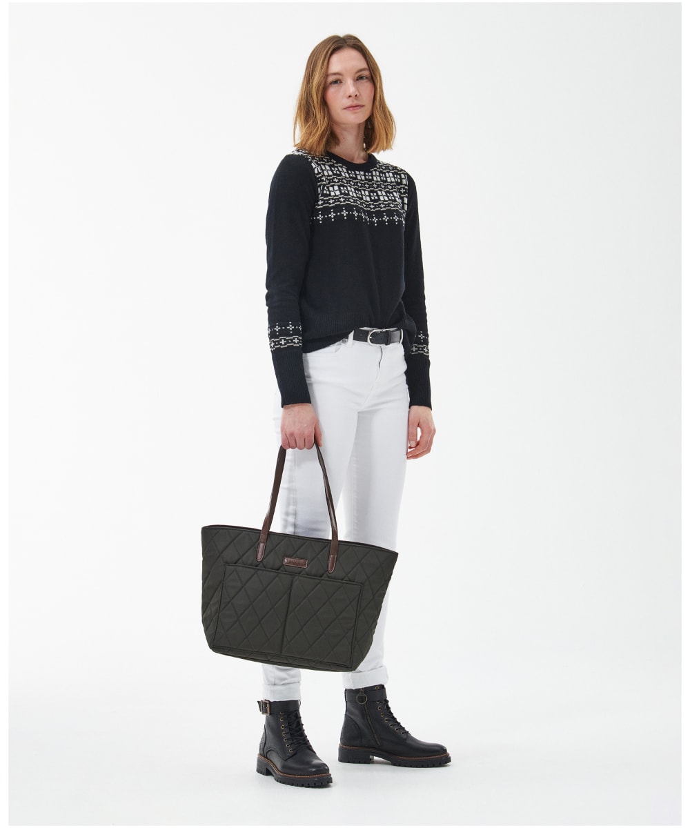 Barbour quilted bag deals