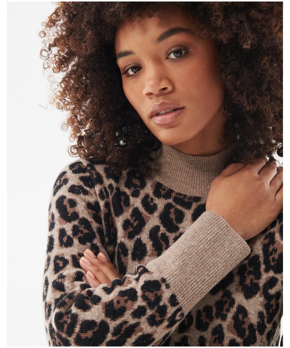 Barbour jumper womens shop Brown