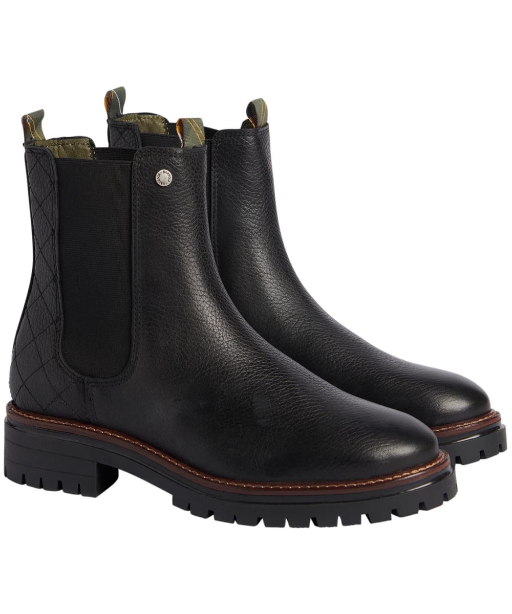 View Womens Barbour Evie Boots Black UK 7 information