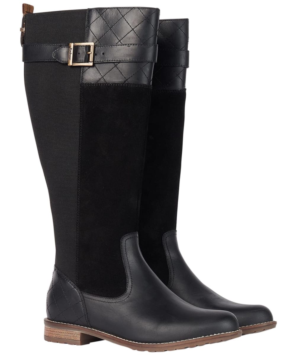 View Womens Barbour Ange Tall Boots Black UK 8 information
