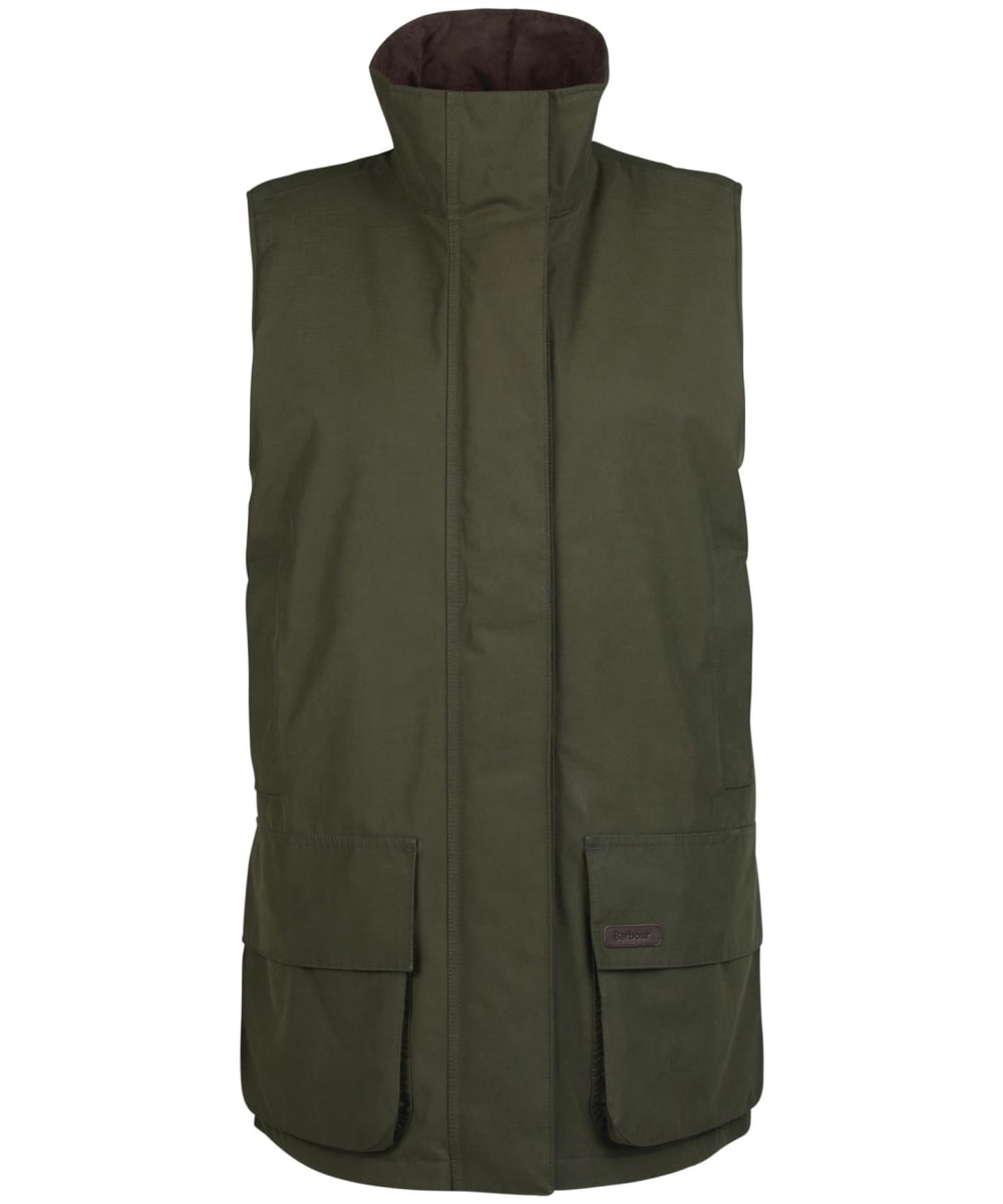 View Womens Barbour Beaconsfield Gilet Olive UK 18 information