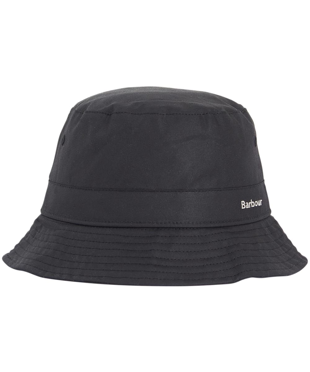 View Womens Barbour Belsay Wax Sports Hat Black M 57cm information