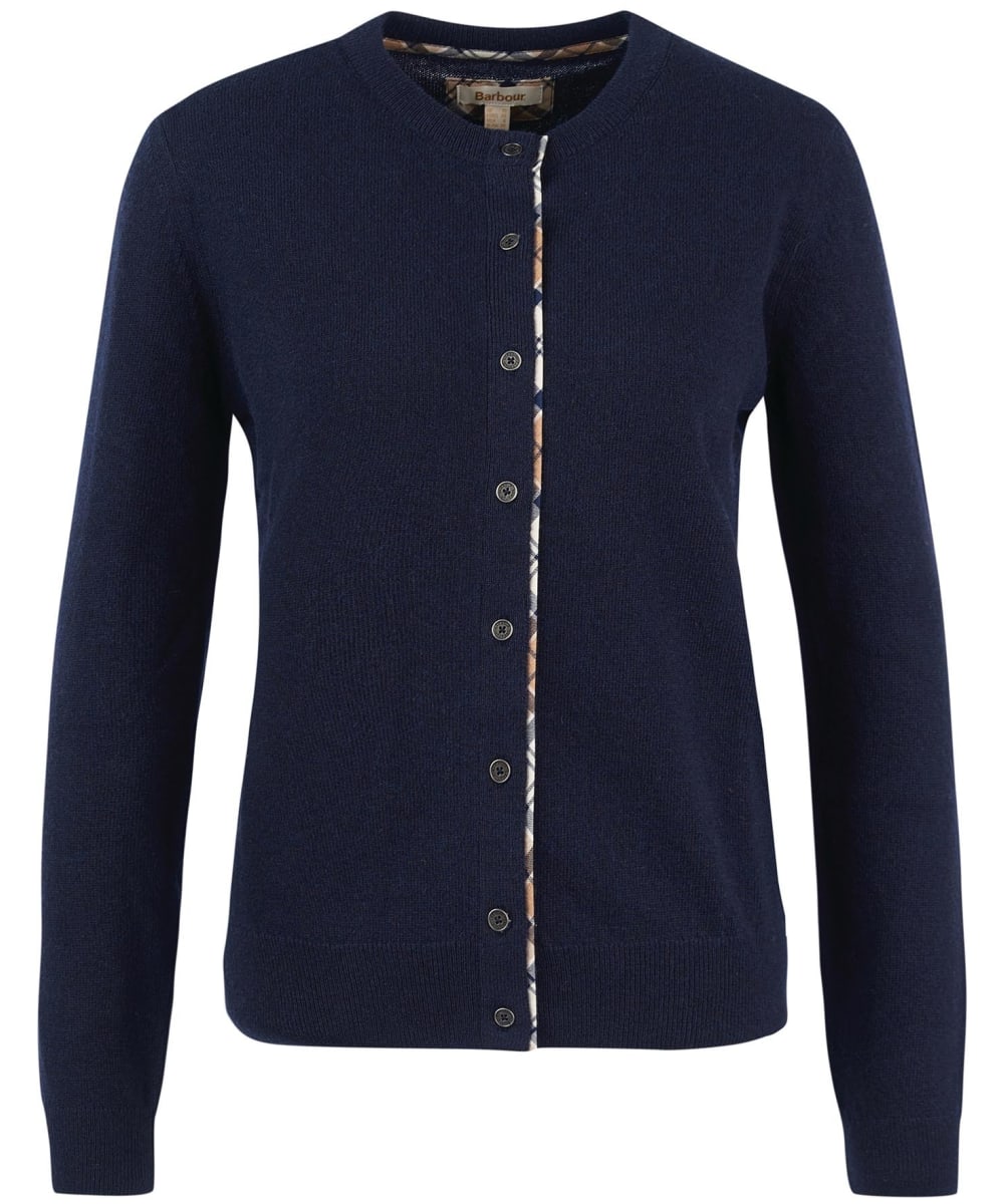 View Womens Barbour Pendle Cardigan Navy Fawn UK 16 information