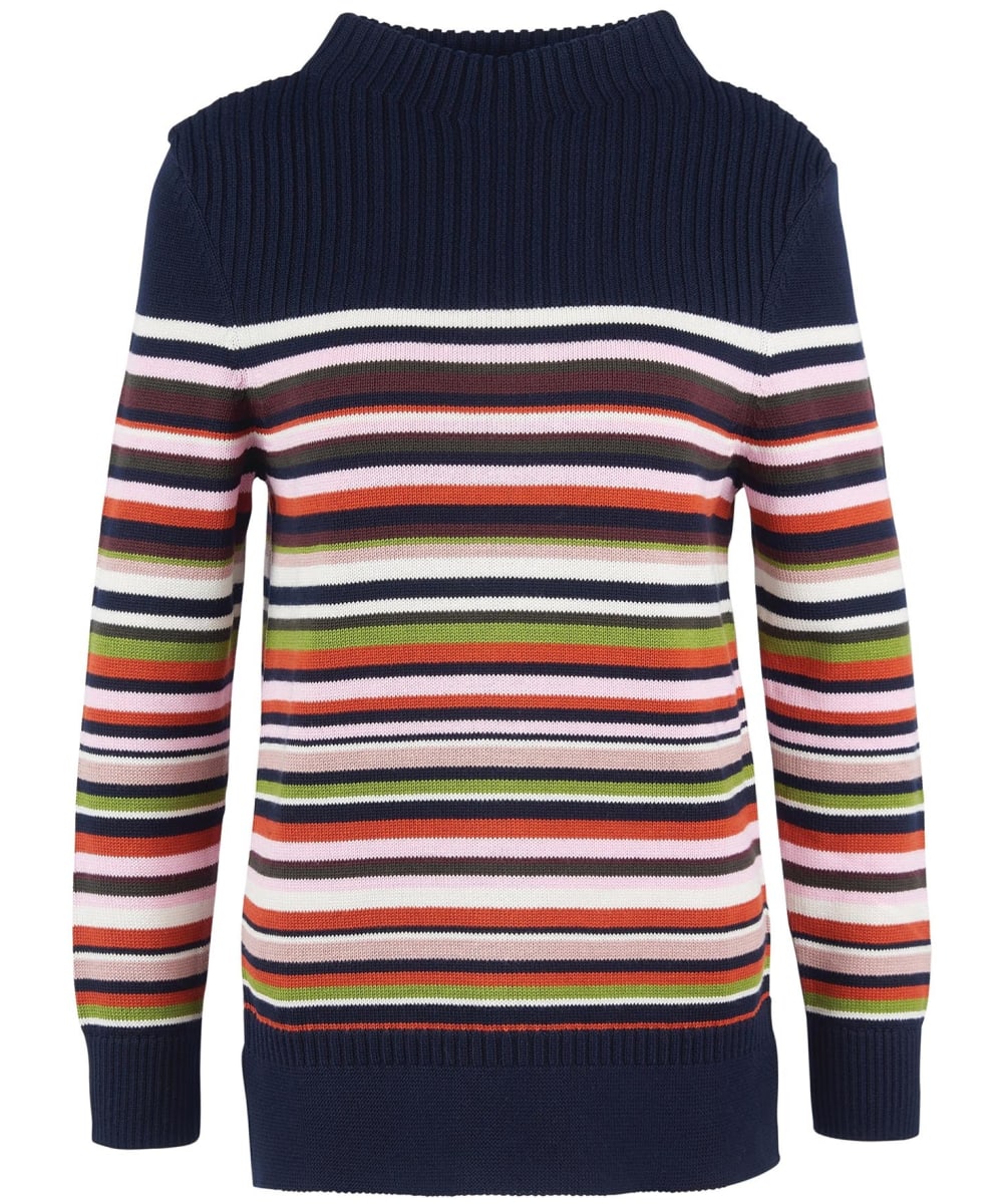 View Womens Barbour Stripe Guernsey Knit Sweater Multi Stripe UK 12 information