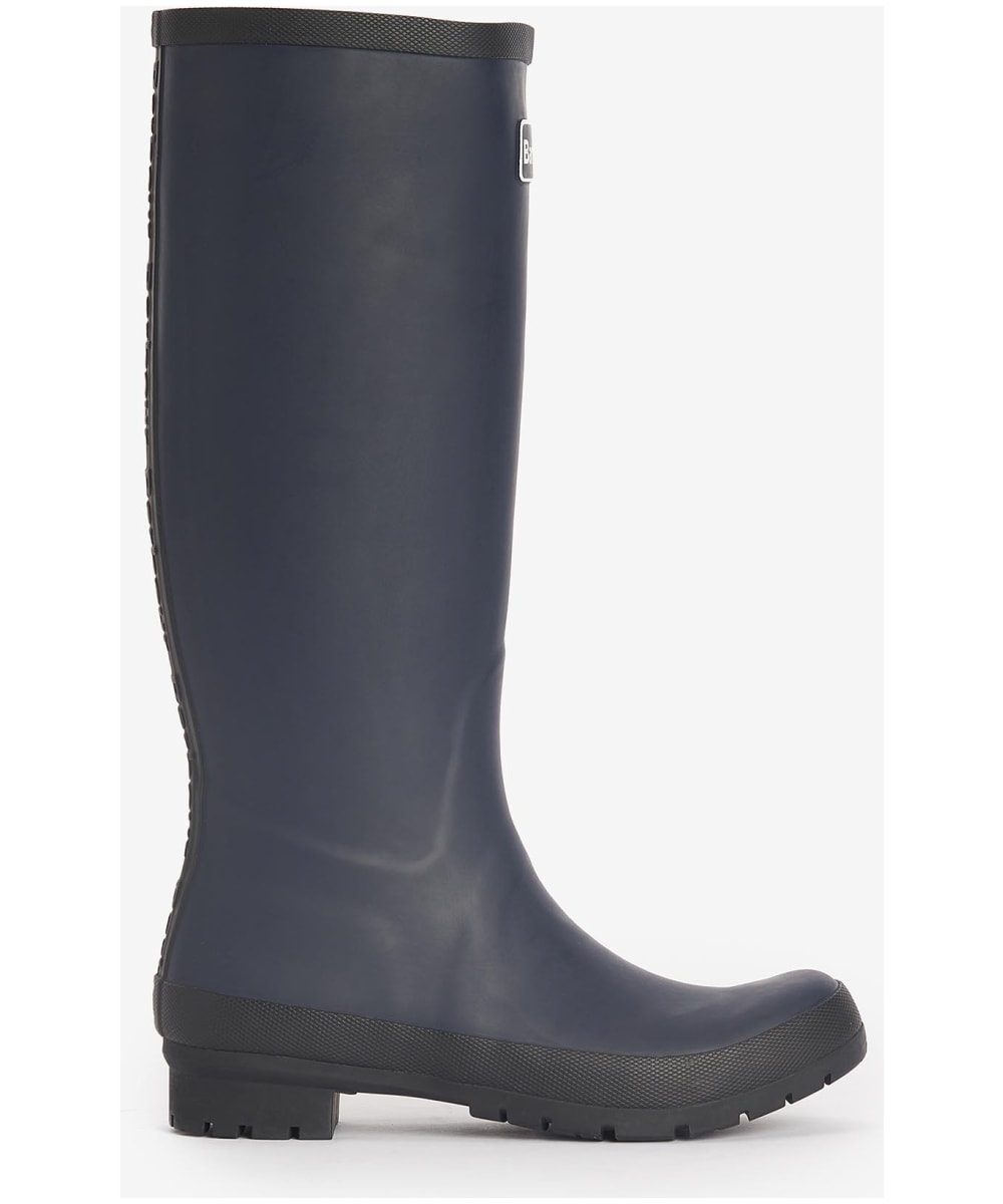 View Womens Barbour Abbey Wellington Boots Navy UK 3 information