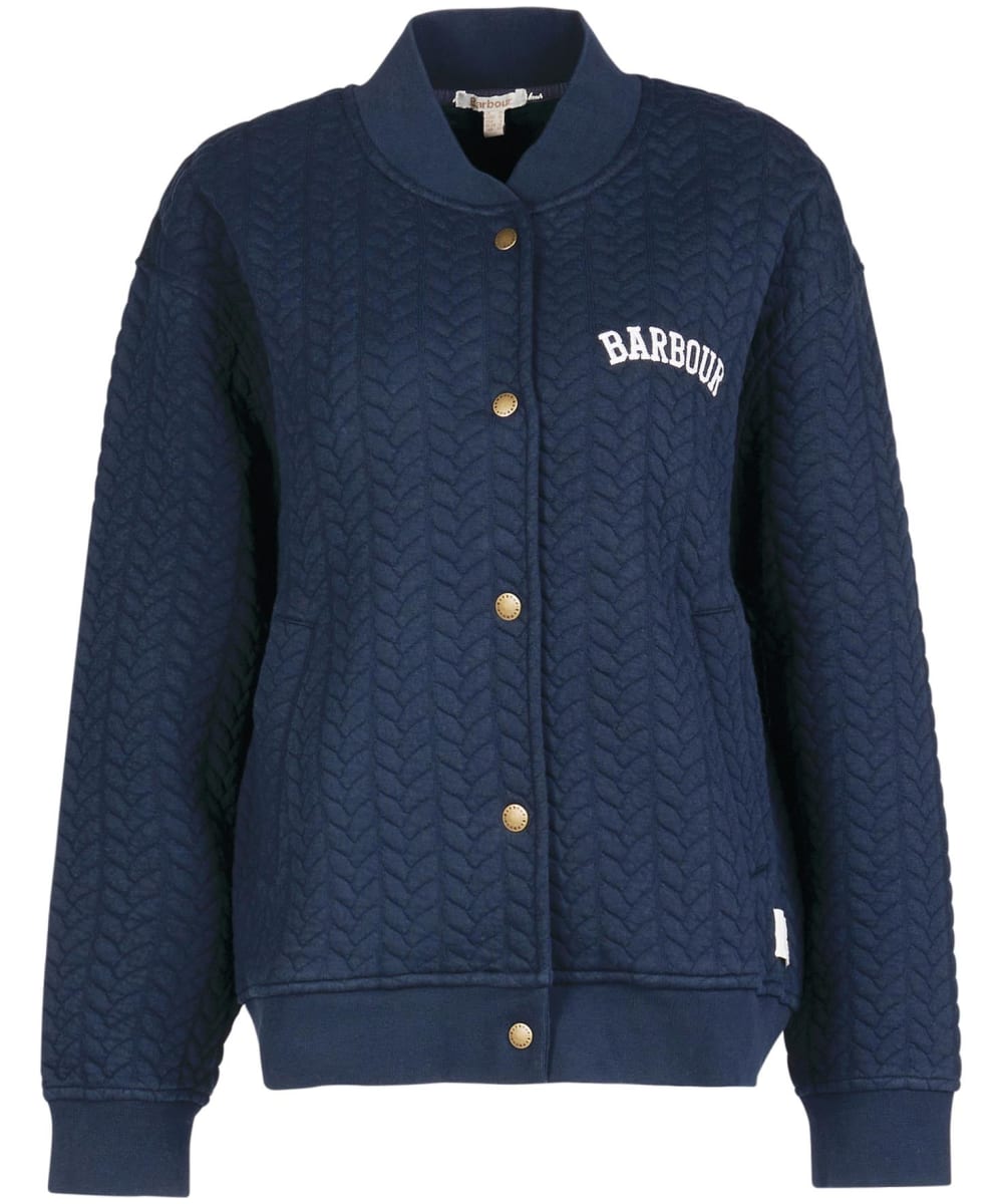 View Womens Barbour Chesil Overlayer Navy UK 18 information