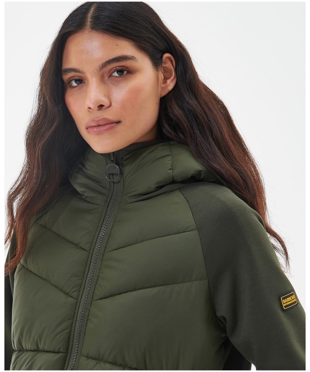 Women's Barbour International Scout Quilted Sweat Jacket