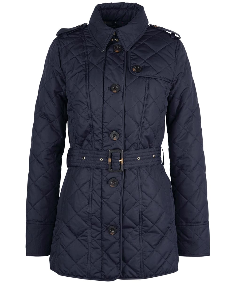 View Womens Barbour Tummel Quilted Jacket Dark Navy Classic UK 18 information