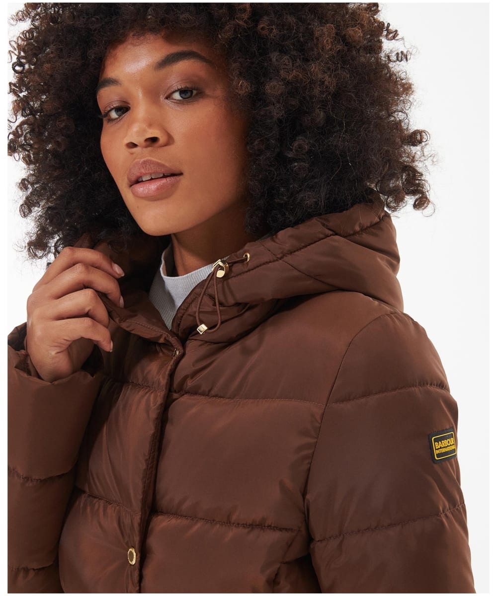 Women's Barbour International Track Line Quilted Jacket