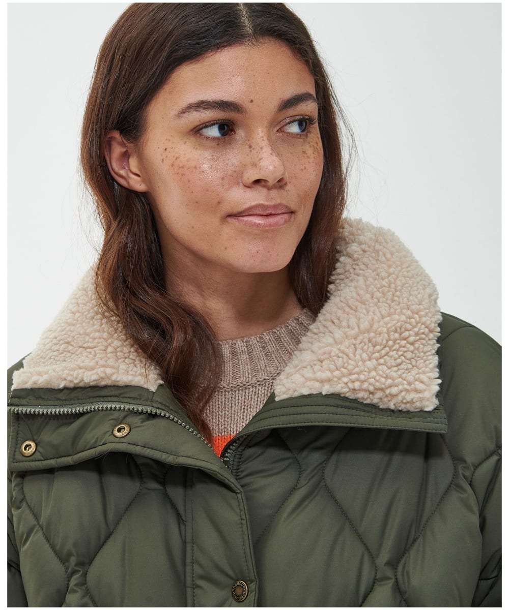 Womens barbour top jacket with hood