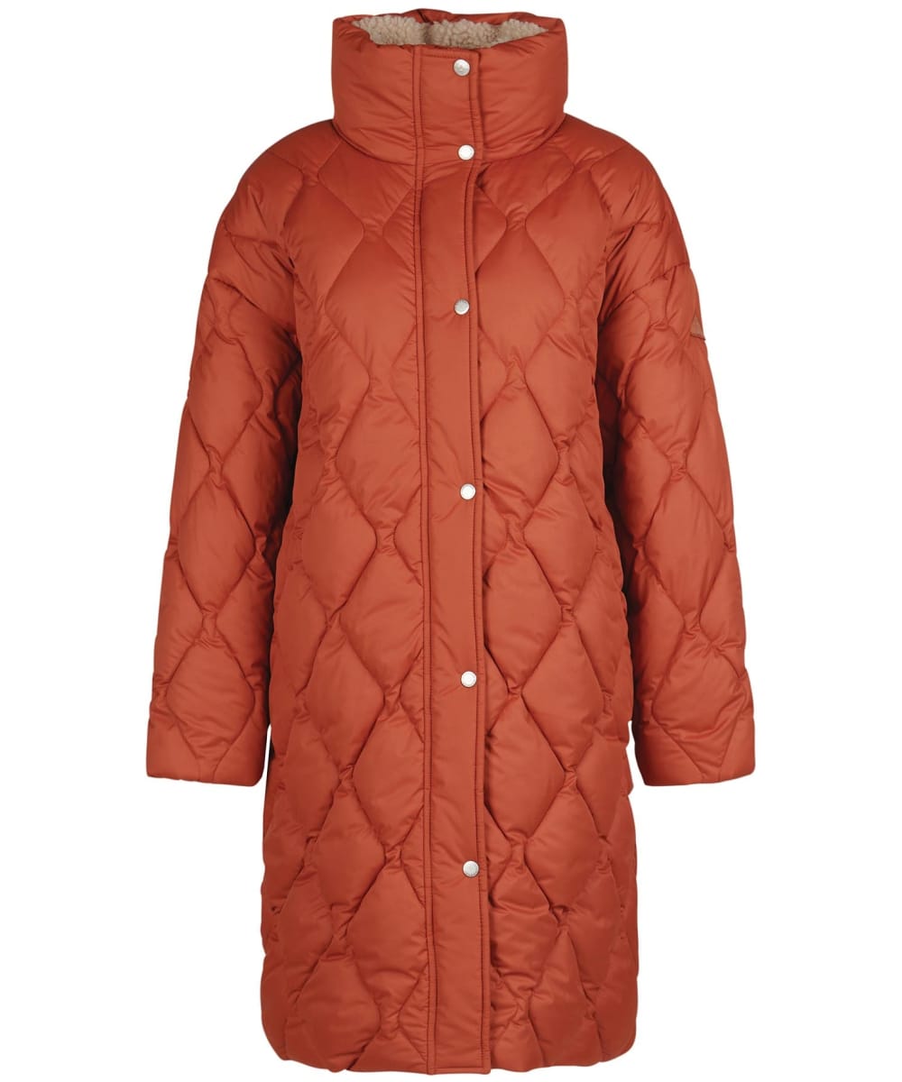View Womens Barbour Samphire Quilted Jacket Spiced Pumpkin UK 18 information