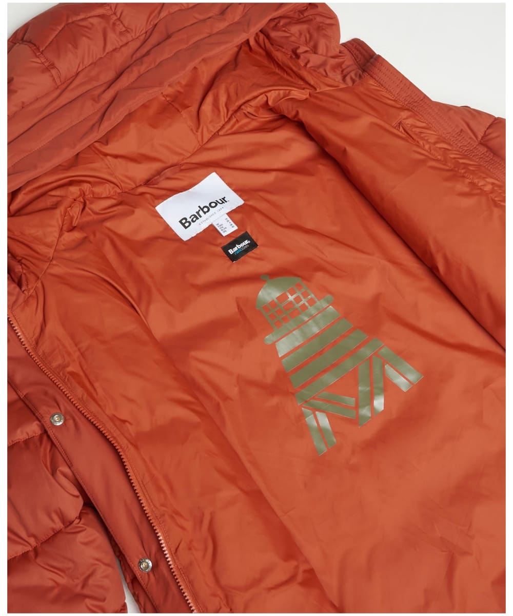 Barbour orange rain jacket sale