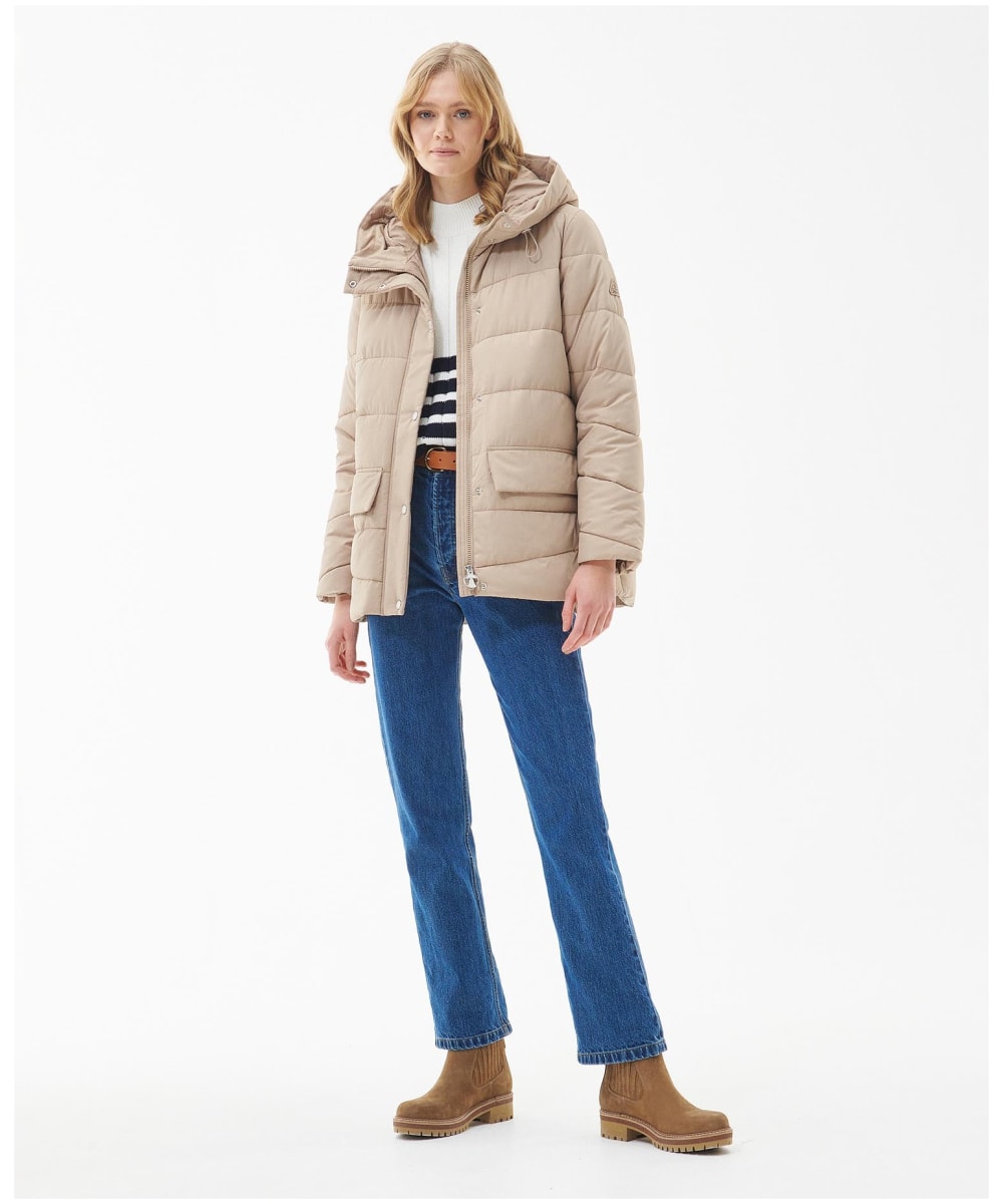 Barbour feather down jacket best sale