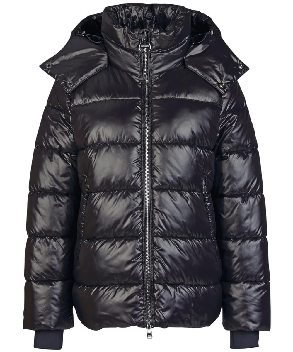View Womens Barbour International Chicago Quilted Jacket Black UK 8 information