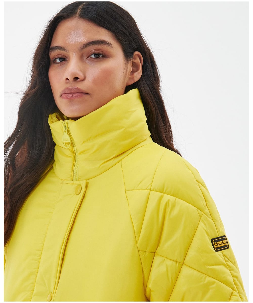 Barbour duke jacket sales womens yellow