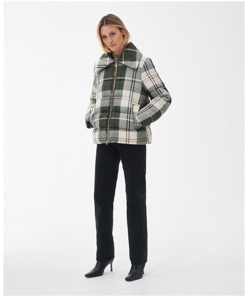 Women s Barbour Tartan Germaine Quilt Jacket