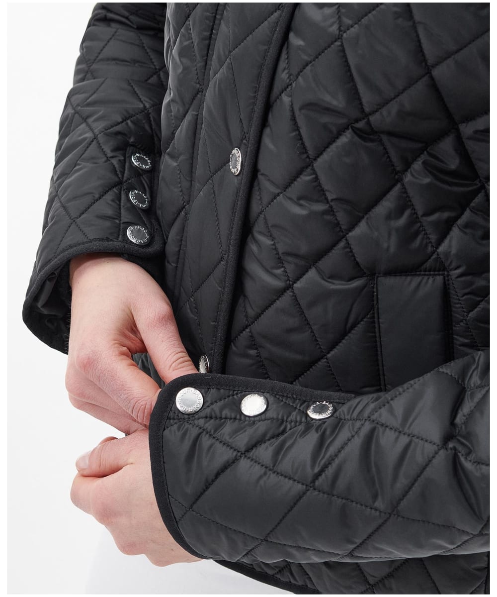 Burberry lambskin yoke deals diamond quilted jacket