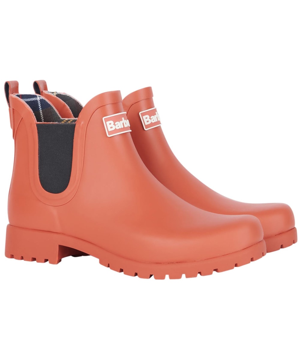 View Womens Barbour Wilton Welly Spiced Pumpkin UK 8 information