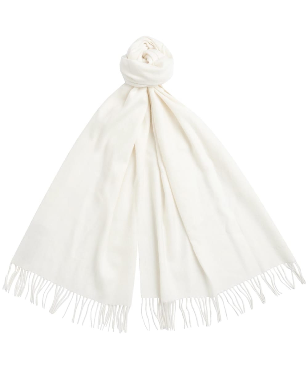 View Womens Barbour Lambswool Wrap Cream One size information