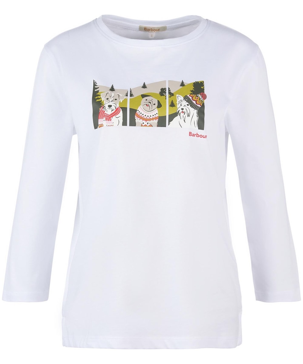 View Womens Barbour Winter Hopewell TShirt White UK 12 information