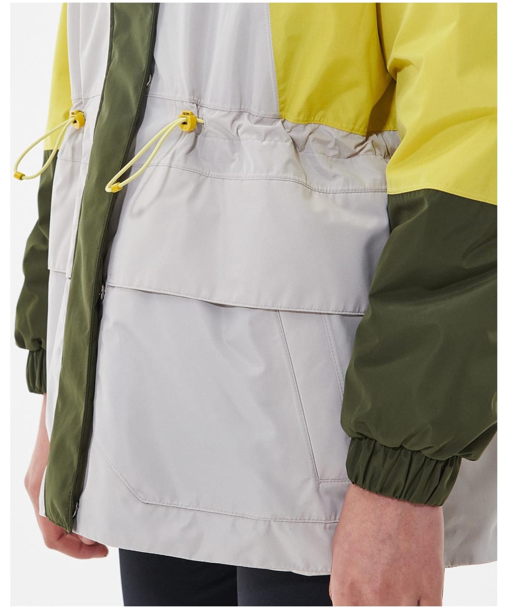 Barbour duke top jacket womens yellow