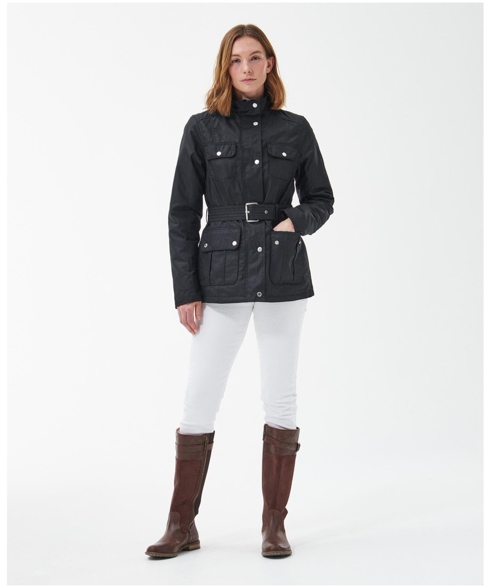 Belted barbour hotsell jacket