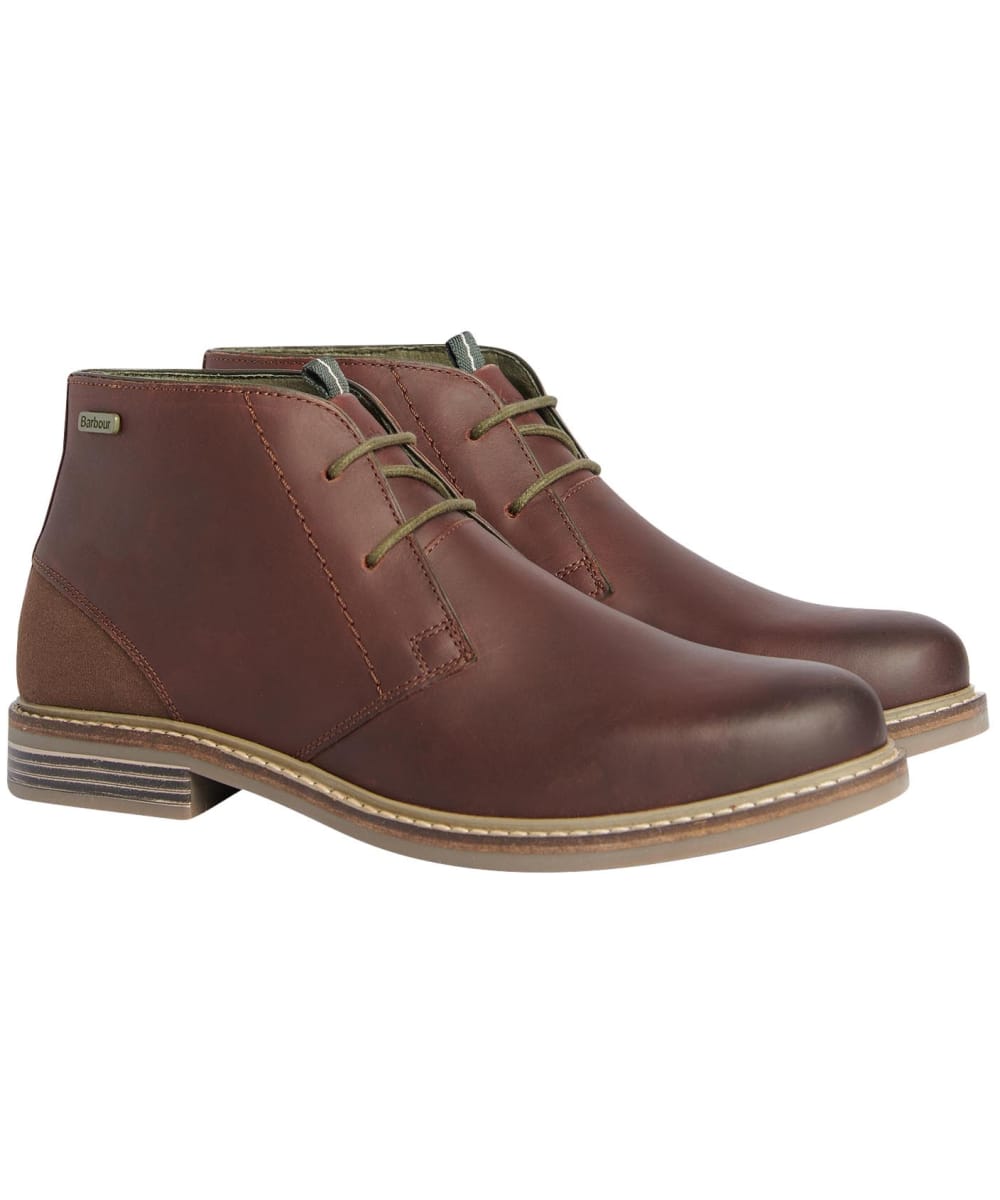 View Mens Barbour Readhead Chukka Boots Oxblood UK 12 information