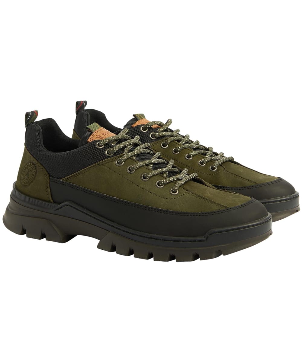 View Mens Barbour Cain Walking Shoes Olive UK 10 information