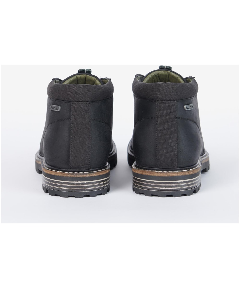 Barbour black nelson chukka boot discount