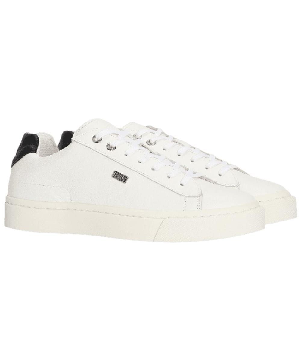 View Mens Barbour International Helm Trainers White UK 7 information