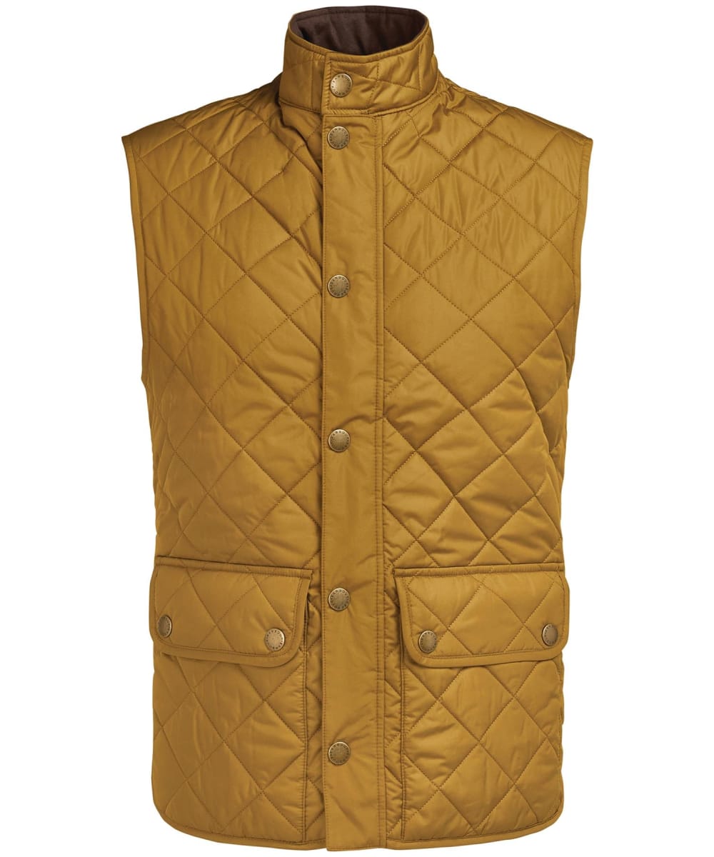 View Mens Barbour Lowerdale Gilet Washed Ocre UK L information