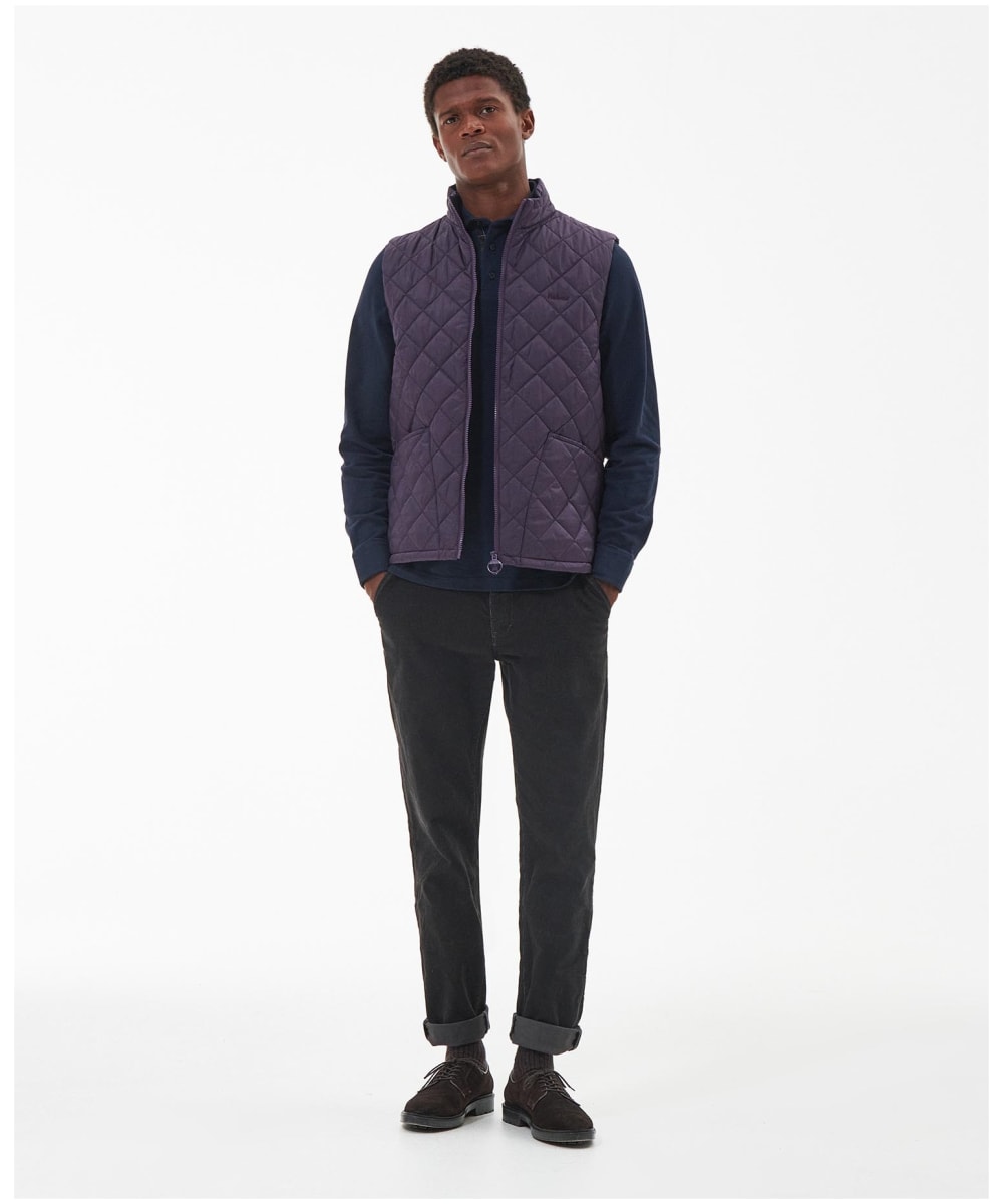 Barbour waistcoats mens purple sale