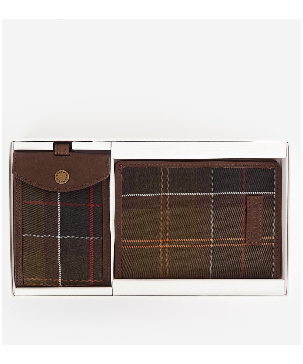 Barbour wallet gift shop set