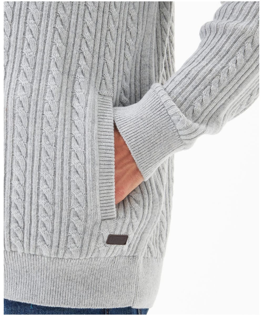 Barbour cotton zip best sale through cardigan