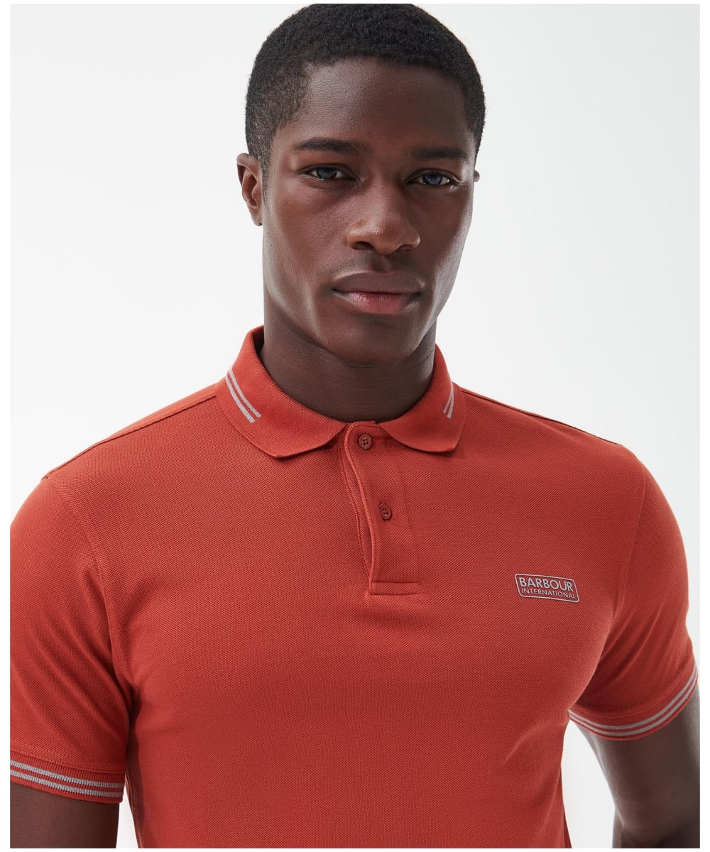 Barbour international mens Orange clearance