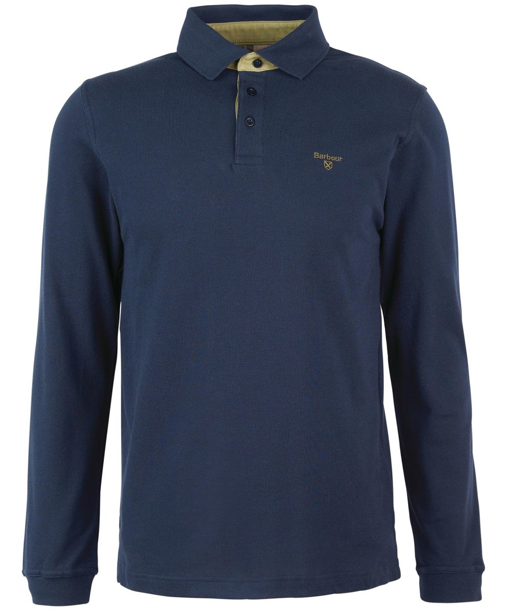 View Mens Barbour Conforth LS Polo Navy UK M information